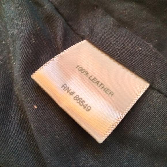 Tommy Bahama indigo palms Iridescent Leather Jacket! Size M-L - Picture 9 of 12